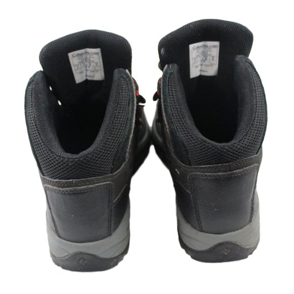 COLUMBIA Leather Newton Ridge Plus Waterproof Black Hiking Snow Boot - Picture 3 of 6